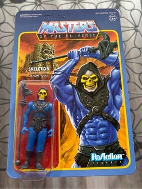 Funko Skeletor Masters Of The Universe MOTU Super 7 Reaction Toy Figure